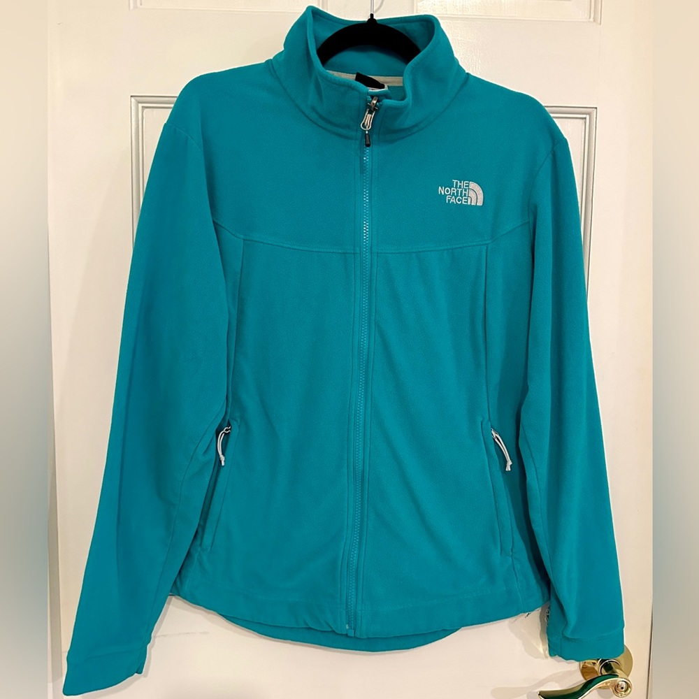 The North Face Teal Full Zip Women’s Fleece Jacket - Size L